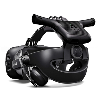 VIVE VR Headset with Wireless Adapter Connected