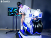 VR Motorcycle Simulator Immersive Gaming Experience