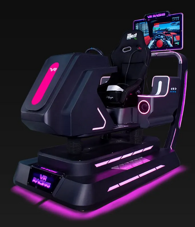 VR Racing Simulator for Gaming Arcades